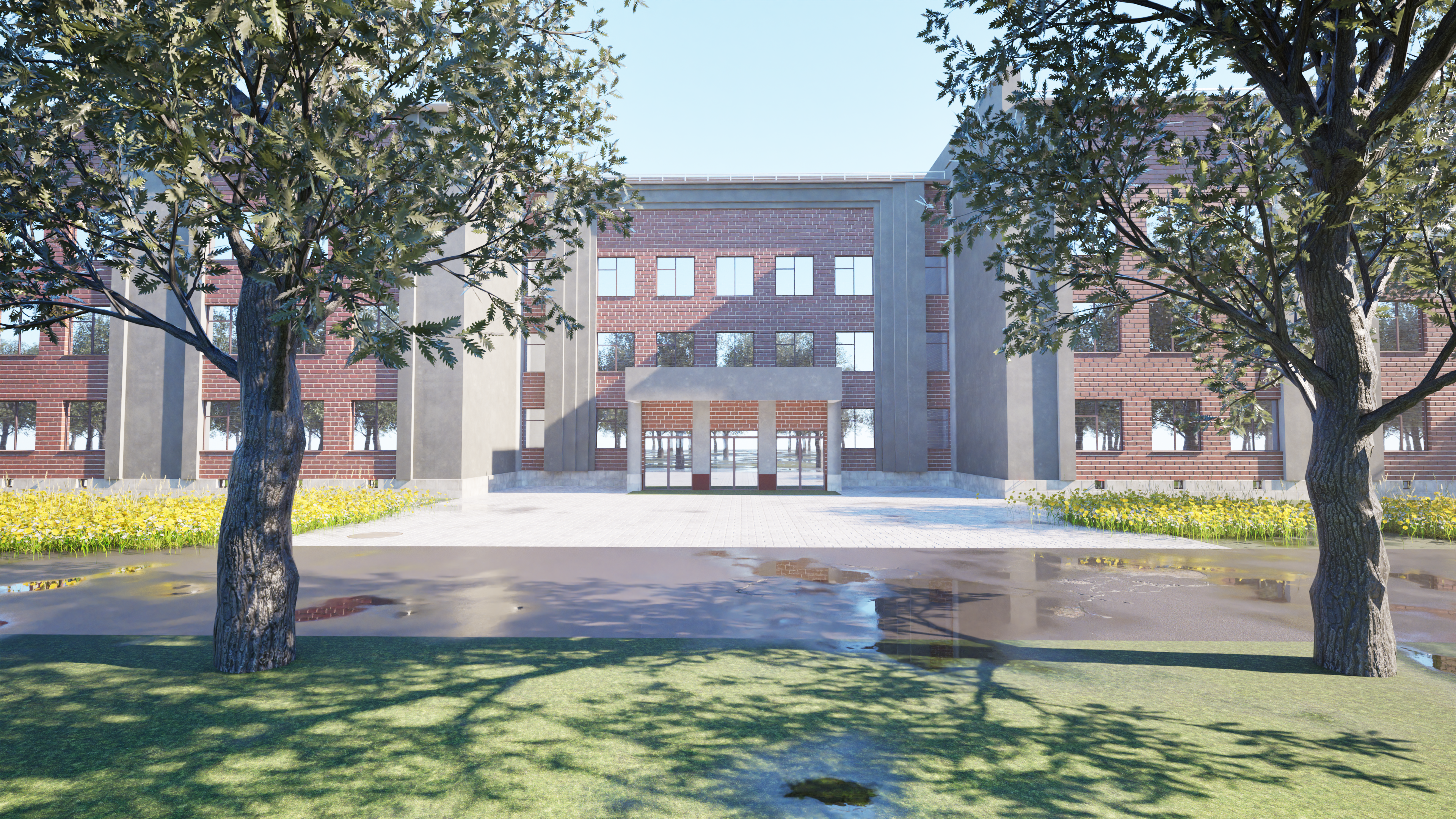 Визуализация цифрового двойника больницы